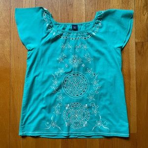 Girls embroidered top